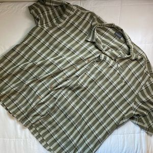 Men’s Size 4XL Alexander Lloyd Menswear Plaid Button Down Shirt